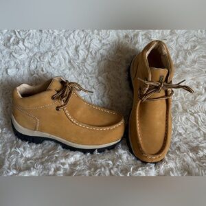 JBS Domba Work Boots U.S.A Mens Size 5.5 Tan Lace Up Stitch Sturdy